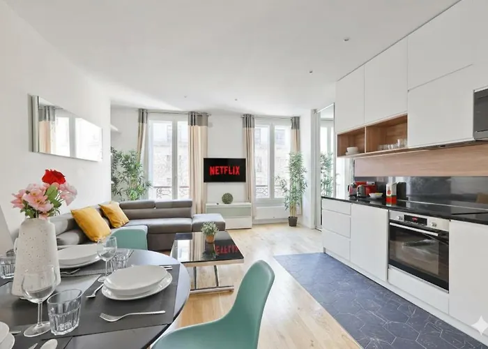 Quartier Champs-elysees 1 Bedroom Free Netflix * Paříž